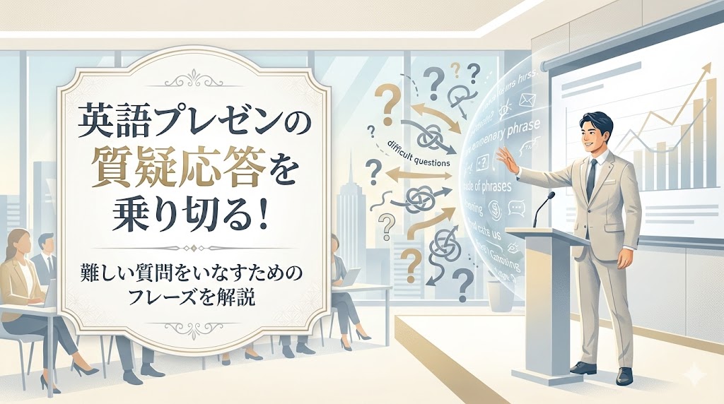 英語プレゼンの質疑応答を乗り切る！難しい質問をいなすためのフレーズを解説