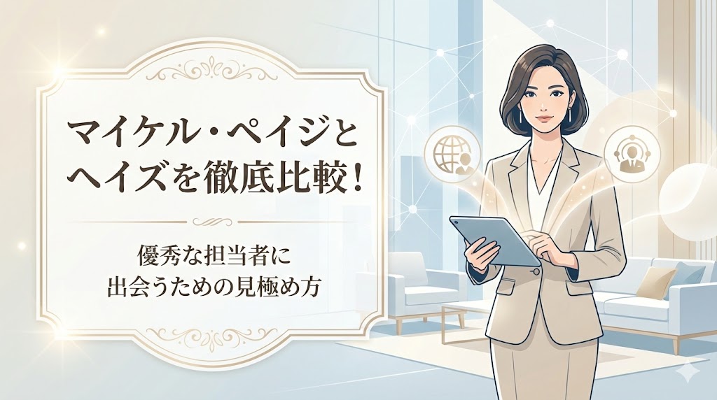 マイケル・ペイジとヘイズを徹底比較！優秀な担当者に出会うための見極め方
